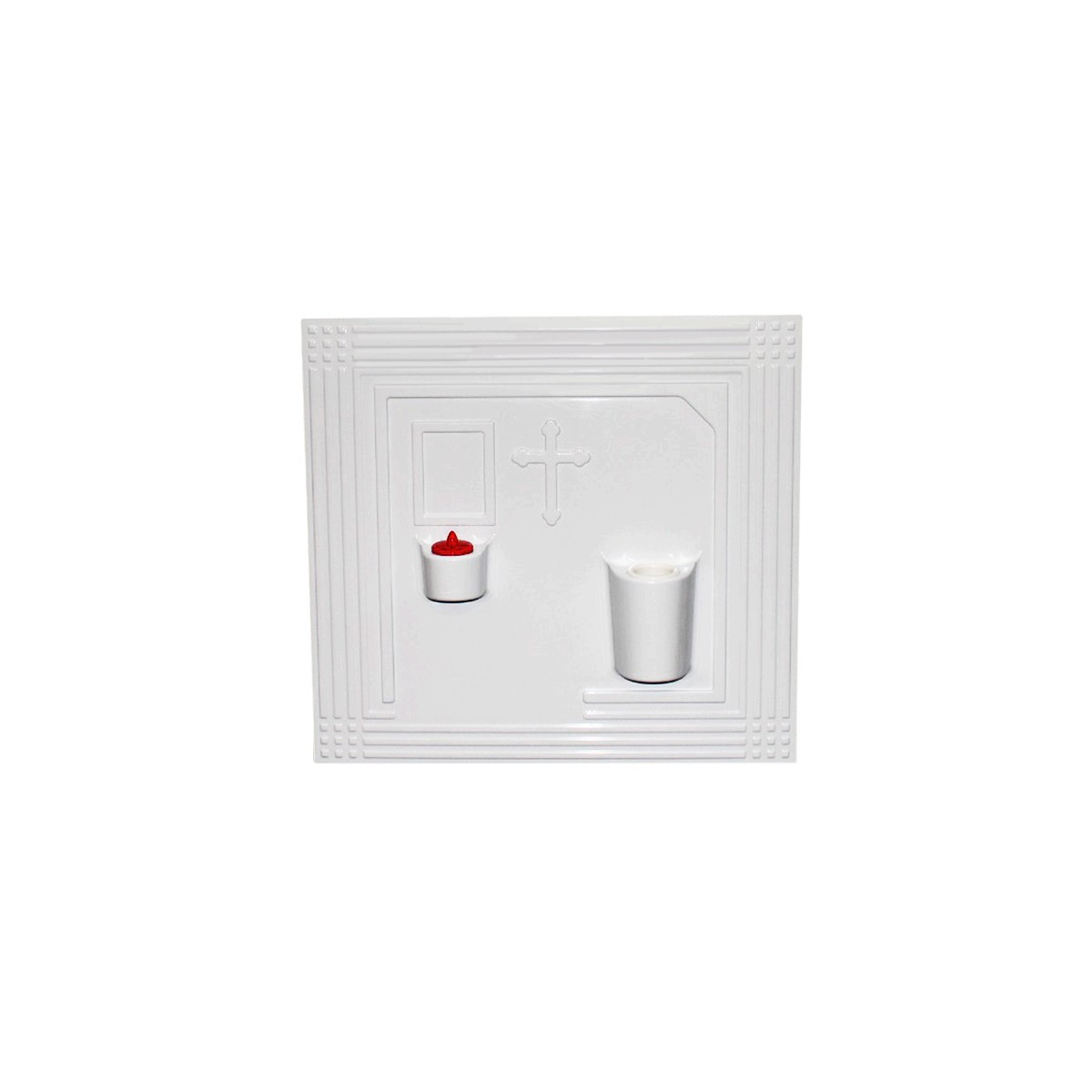 KIT COP.ASTA CROCE PICCOLO BIANCO 630X530X2+V+L