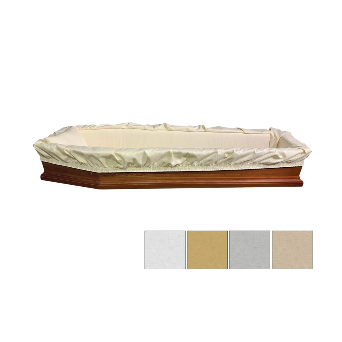 IMBOTTITURA CARTONATA IN TESSUTO ARREDO MELANGE BIANCO (CAPRI)