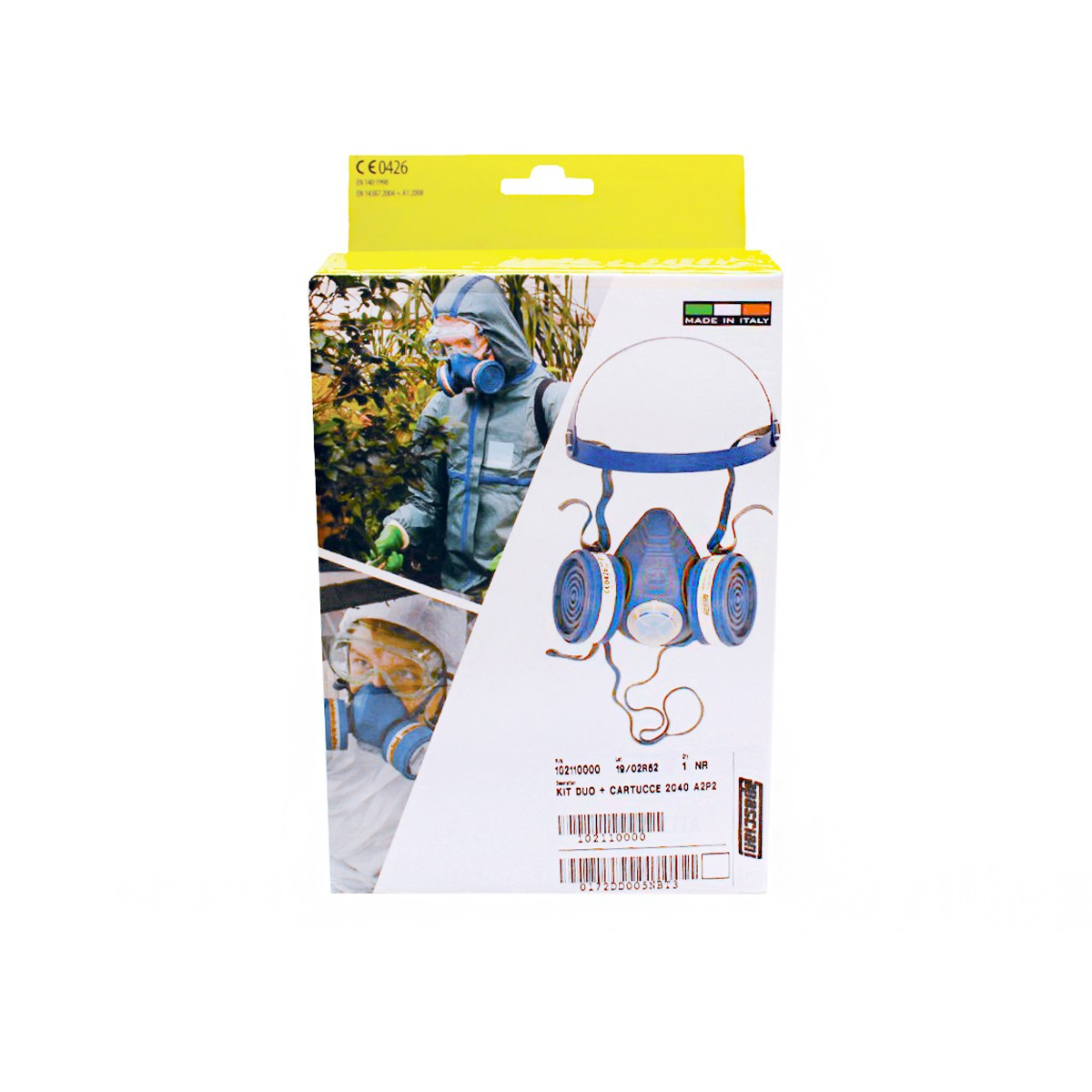 MASCHERA DUO COMPLETA DI FILTRI