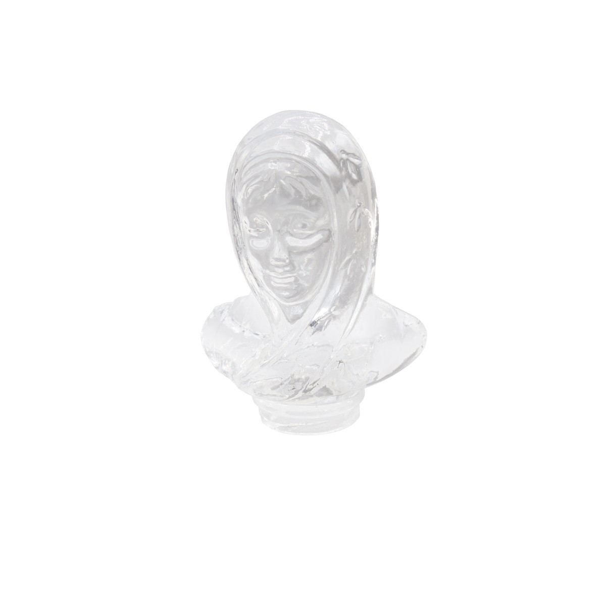 BUSTO MADONNA IN CRISTALLO 24%PBO ATTACCO TERRENO