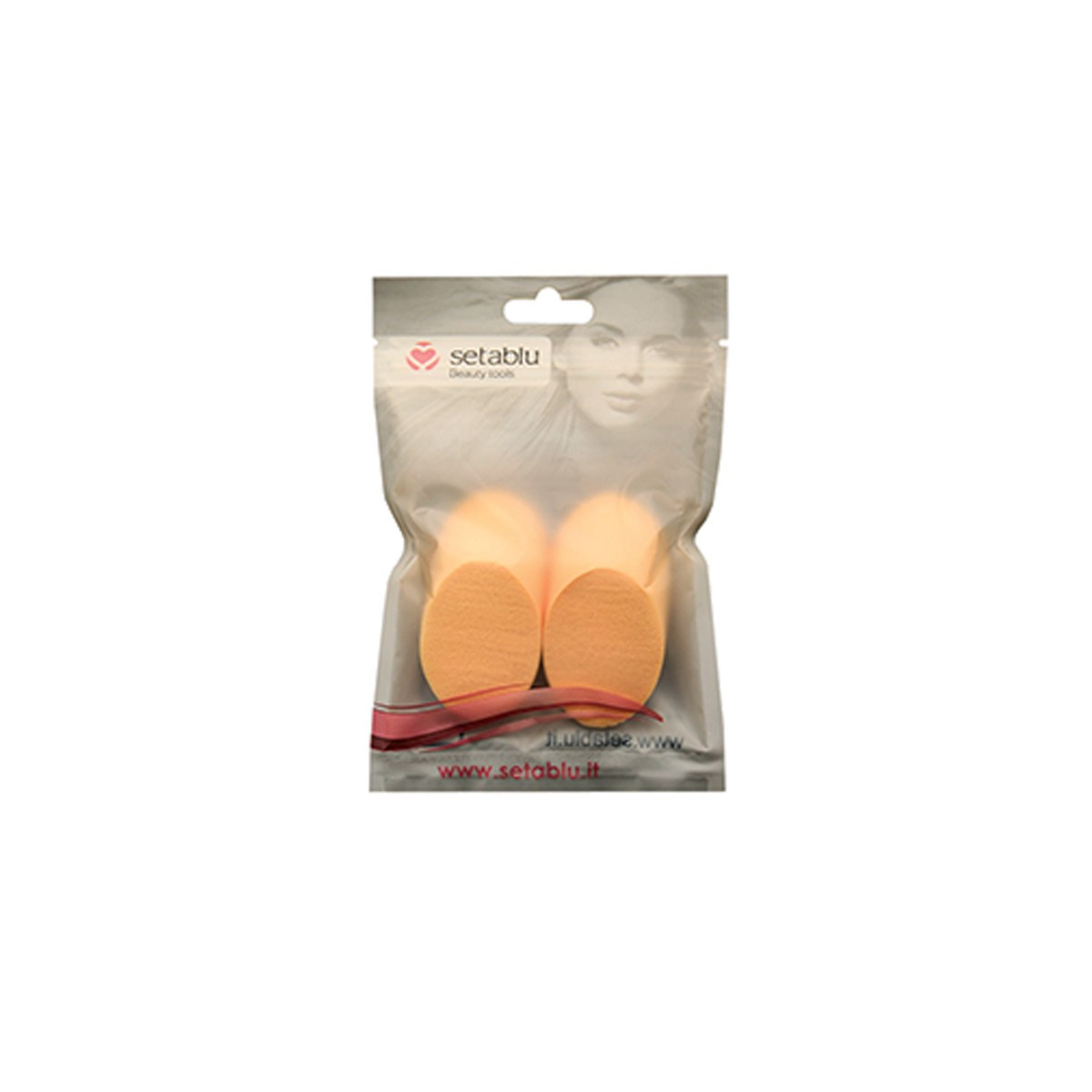 SETA BLU SPUGNETTA FONDOTINTA 2PZ