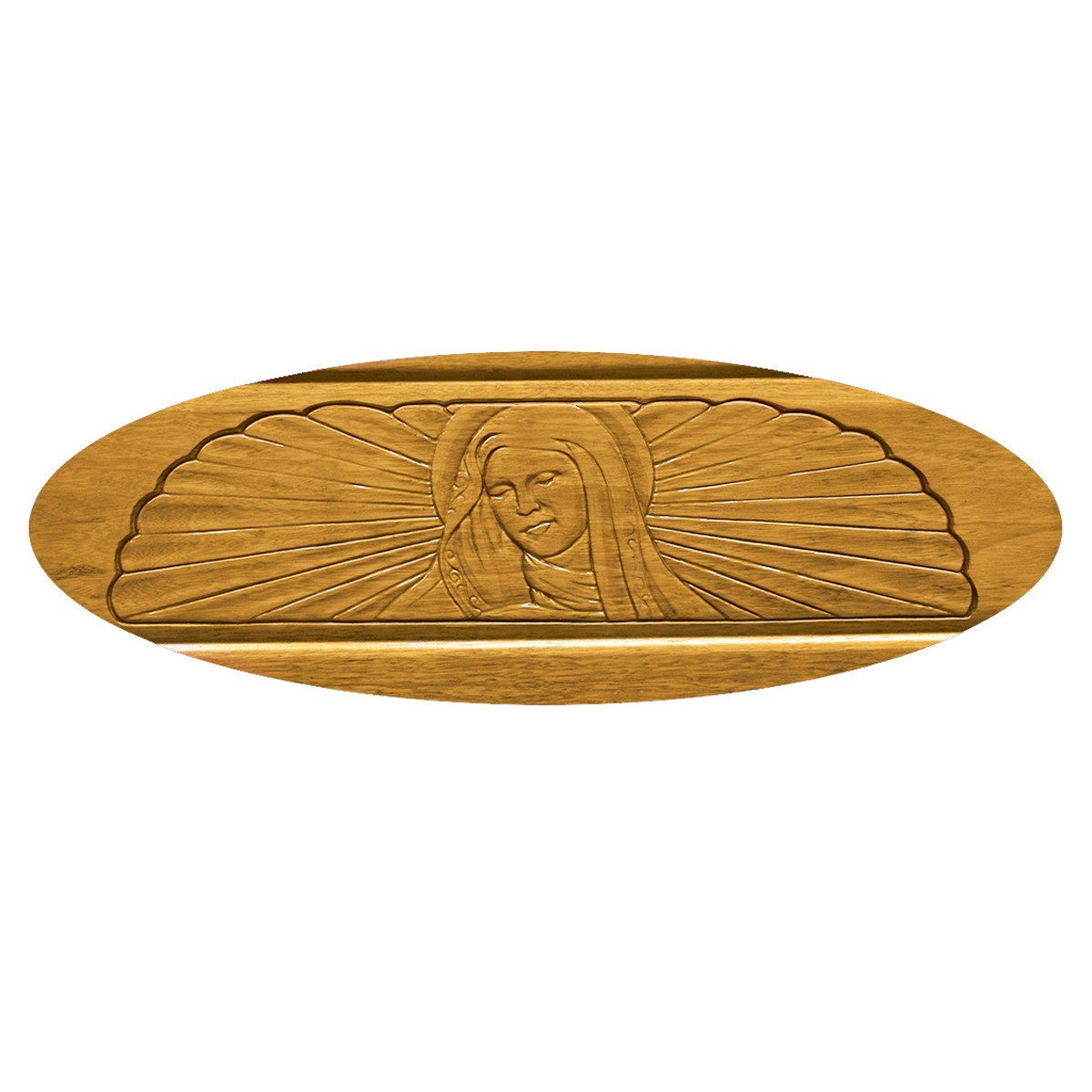 V100 MADONNA S/CORNICE IN FRAKE NOCE OP. H28