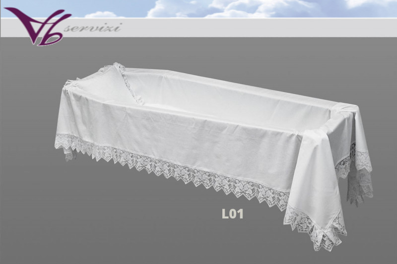 LENZUOLO COTONE PIZZO ANGELI + VELO