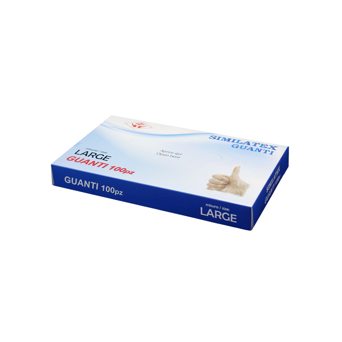 GUANTI IN VINILE TG. L PZ 100