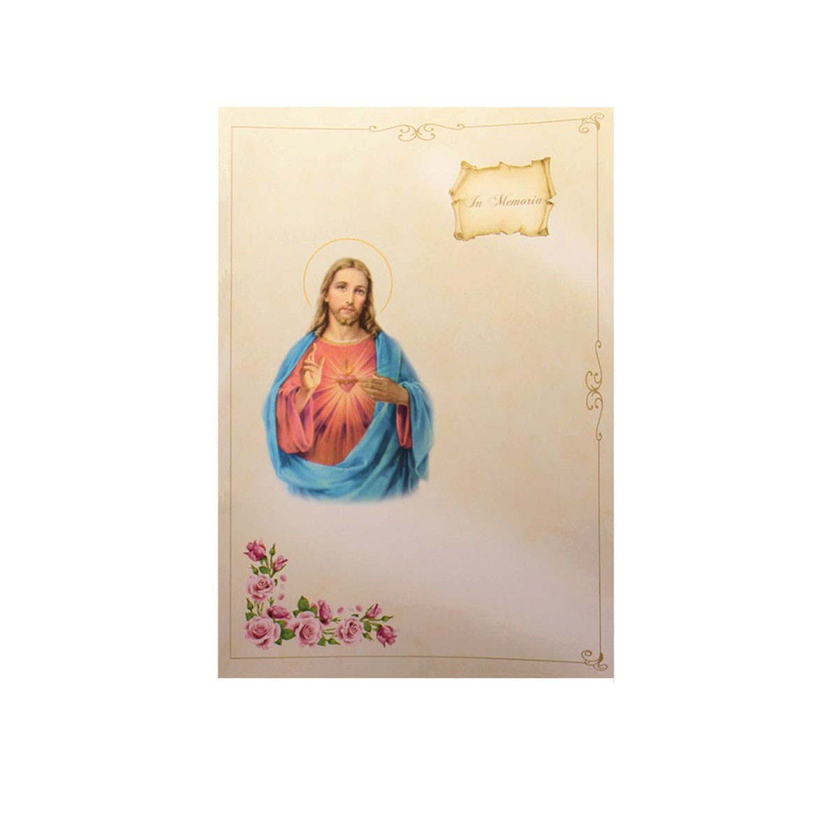 LIBRO FIRMA CUORE DI GESU BIANCA ECO