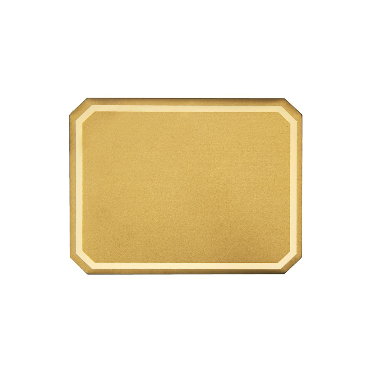 MOD.13 F. SATINATO B. FRA ORO LUC. MM.0.5X55X69.5 IN ALLUMINIO CON ADESIVA F13OSO16PA0