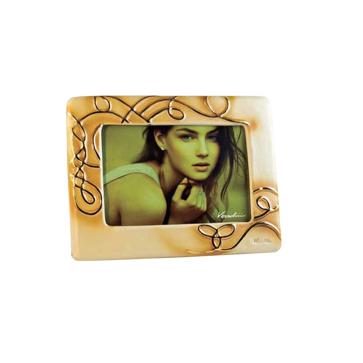 URNA CINERARIA PORTA FOTO IN CERAMICA ITALIANA 3° FUOCO CM H42X31X10 COLORE 5