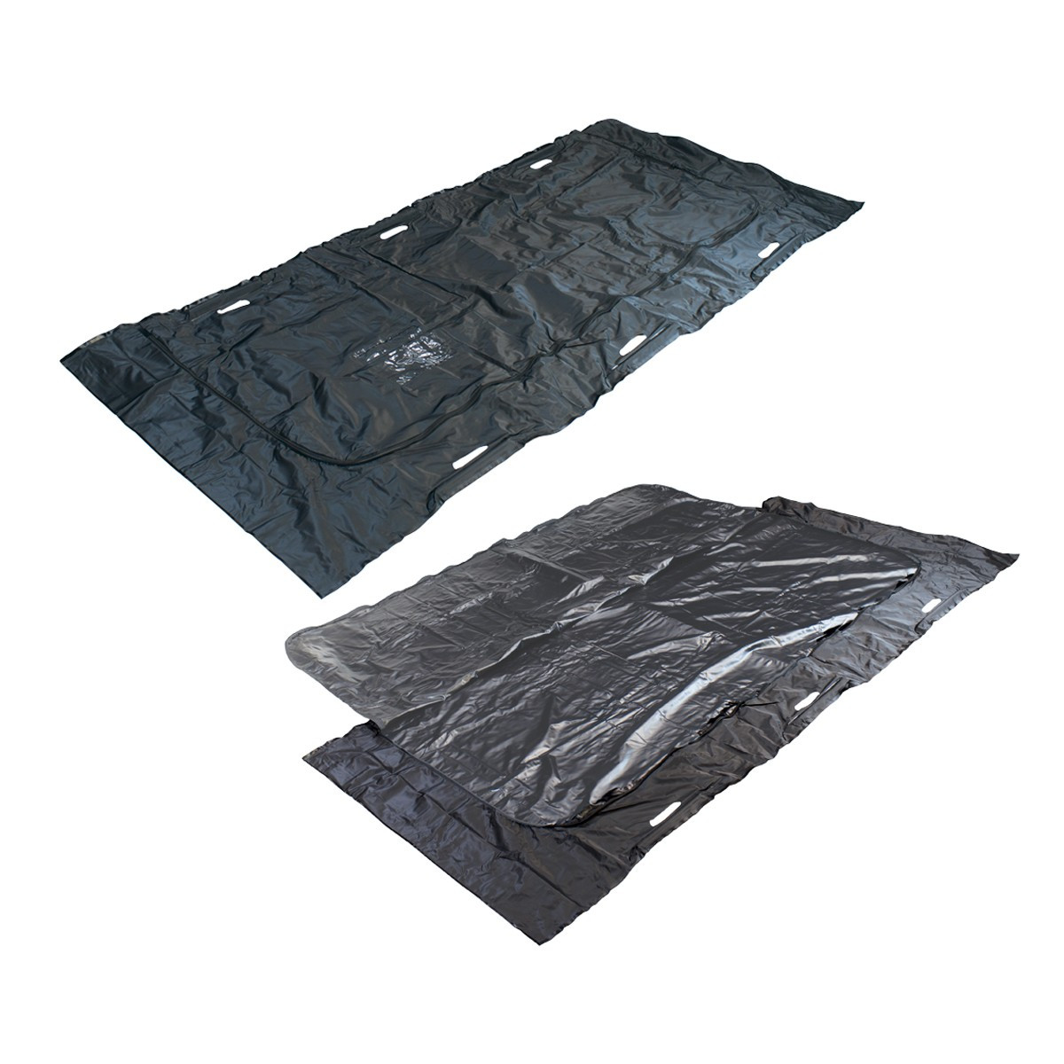 SACCO BODY BAG IN PVC NERO CON MANIGLIE XH-37
