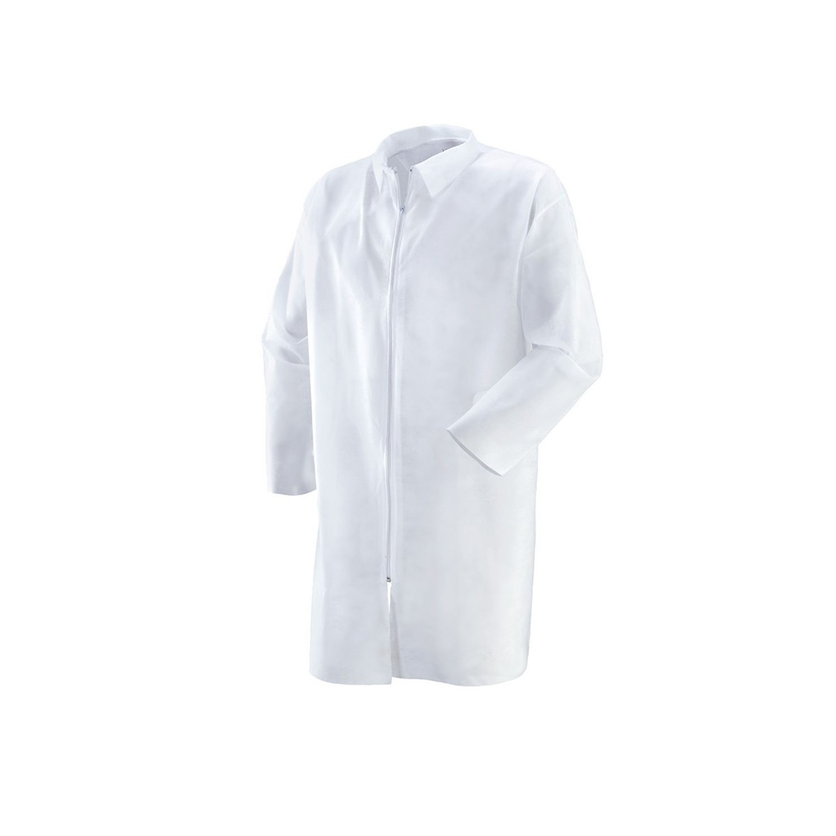 CAMICE IN TNT BIANCO C/CERNIERA