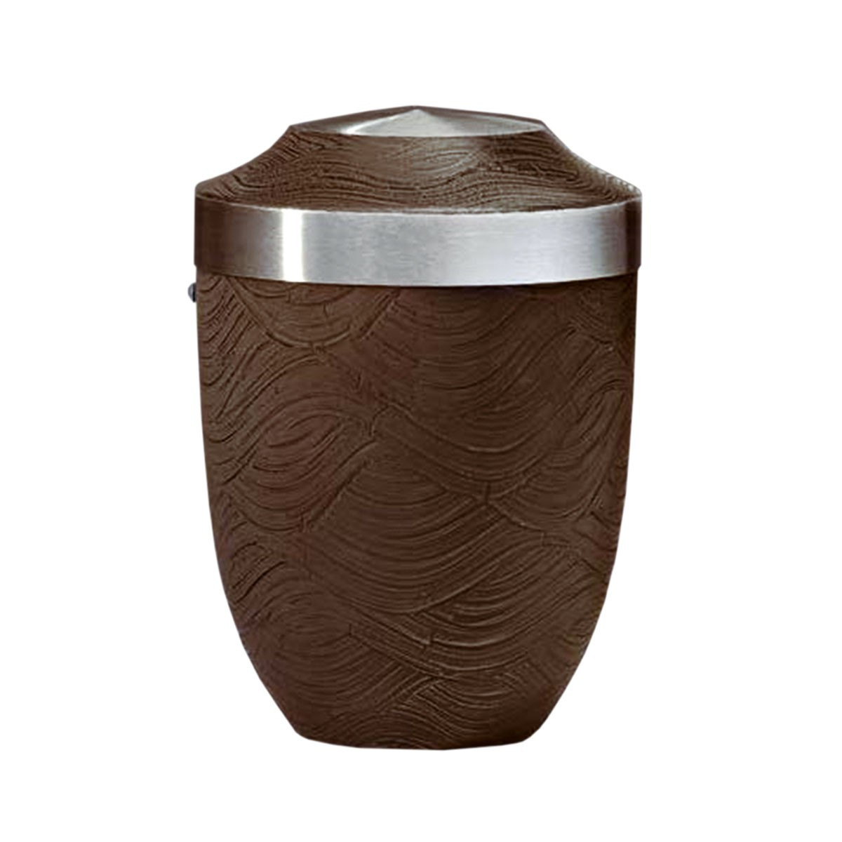 URNA IN ACCIAIO GALVANIZZATO 4,5L 2730/S MARRONE