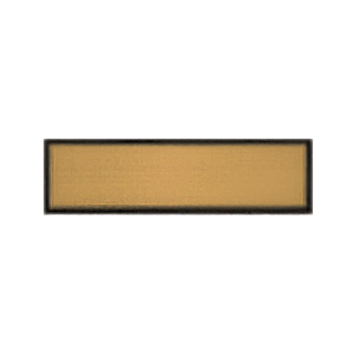 TARGA CM 9X6 FONDO CANNA F. BORDO ORO LUC.ADESI