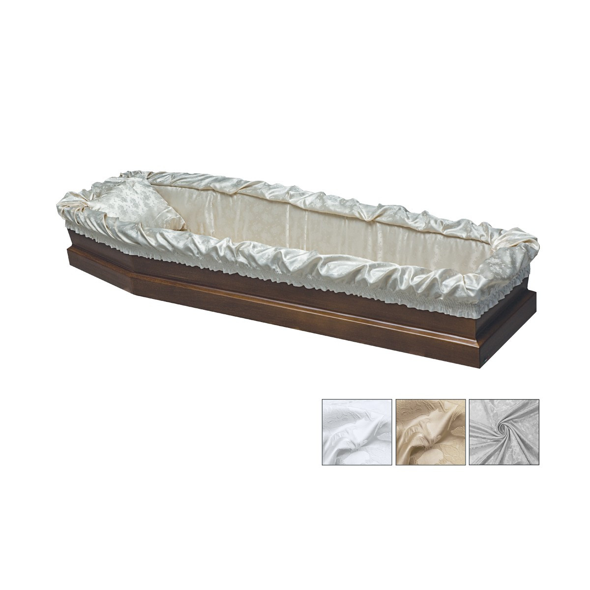 IMBOTTITURA RASO JACQUARD CARTONATA CHAMPAGNE H31